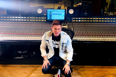 Adam H producing at Aurmory Studios in Vancouver