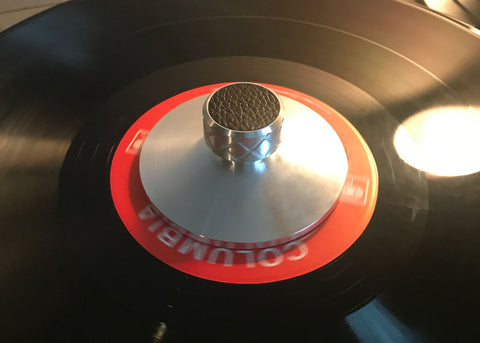 Record turntable platter weight