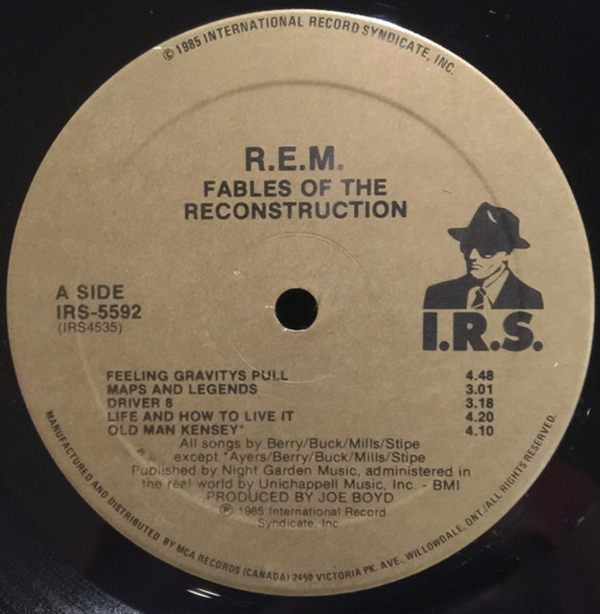 REM Fables Of The Reconstruction Vinyl Pursuit Inc