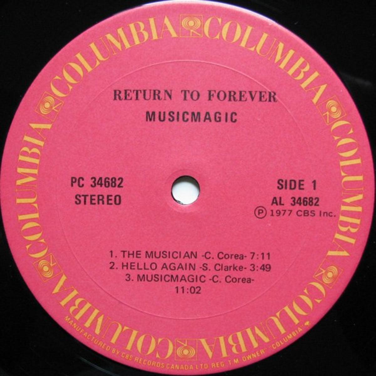 Return To Forever Musicmagic Vinyl Pursuit Inc