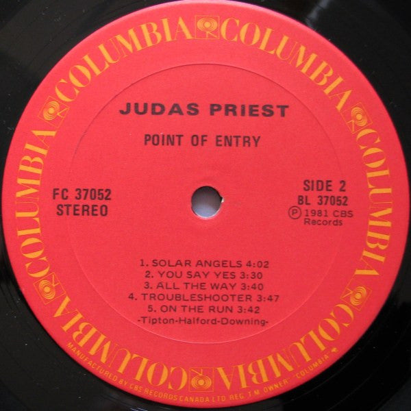 judas priest point of entry album