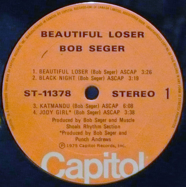 Bob Seger ‎– Beautiful Loser – Vinyl Pursuit Inc