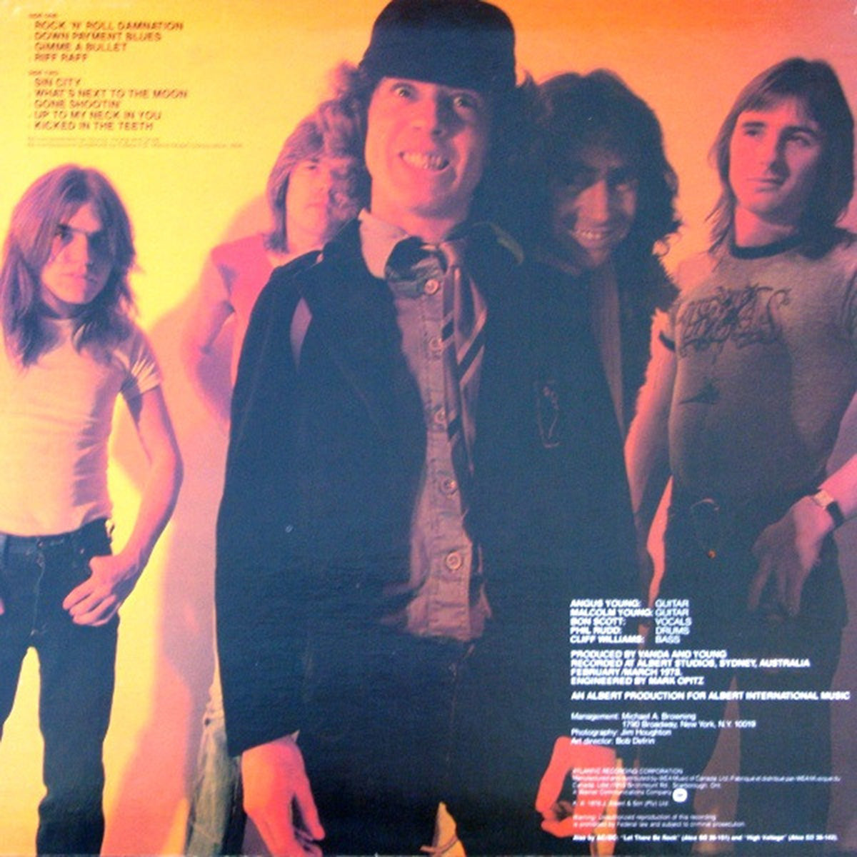 AC/DC Powerage - 1978 RED VINYL - Vinyl Pursuit Inc