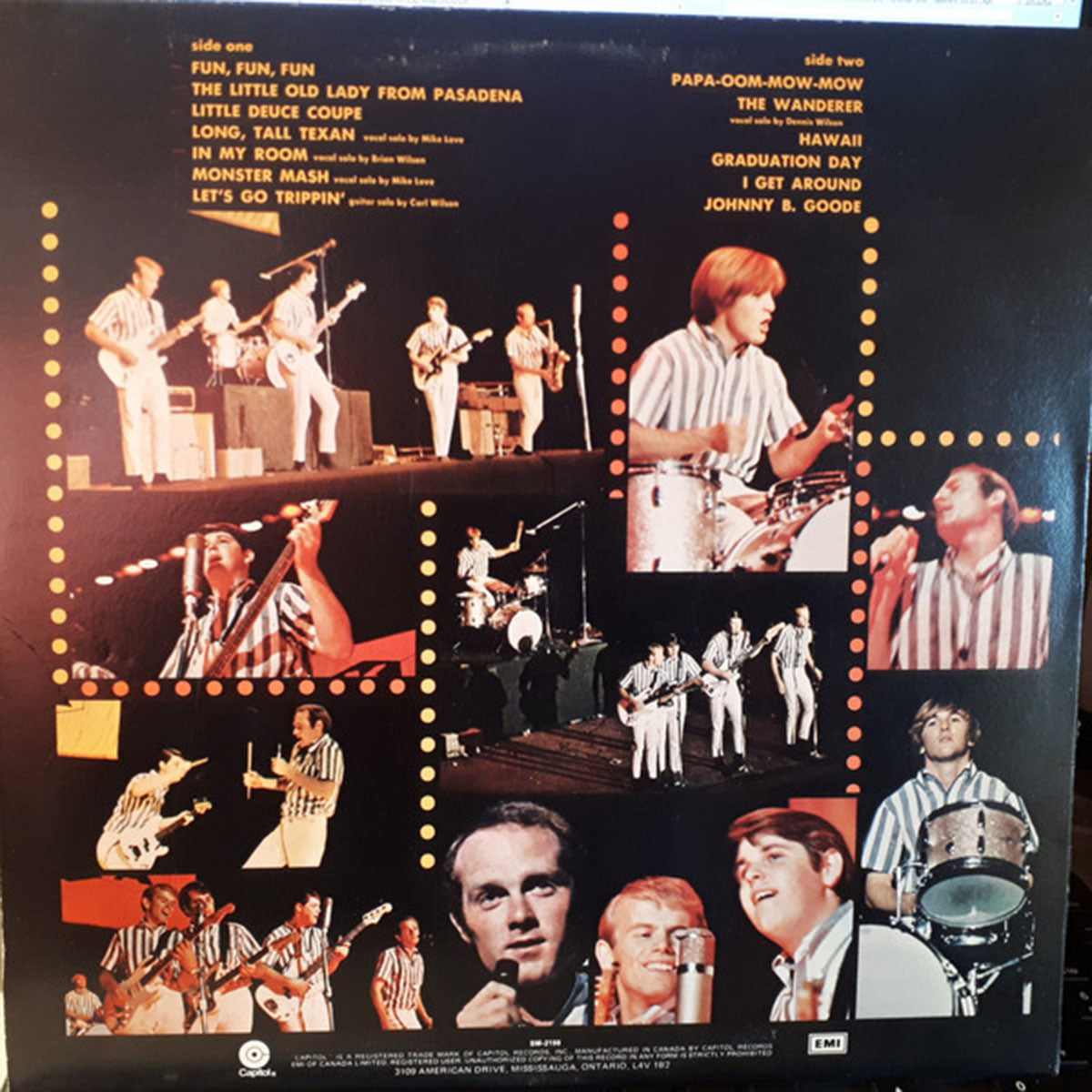 Beach Boys Concert Vinyl Pursuit Inc
