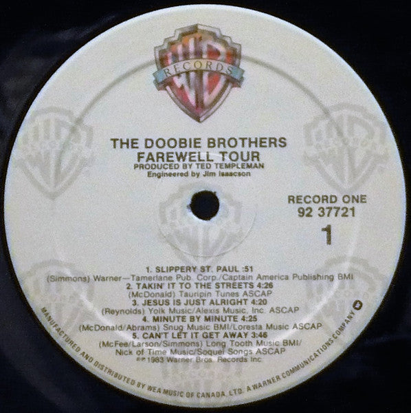doobie brothers farewell tour vinyl