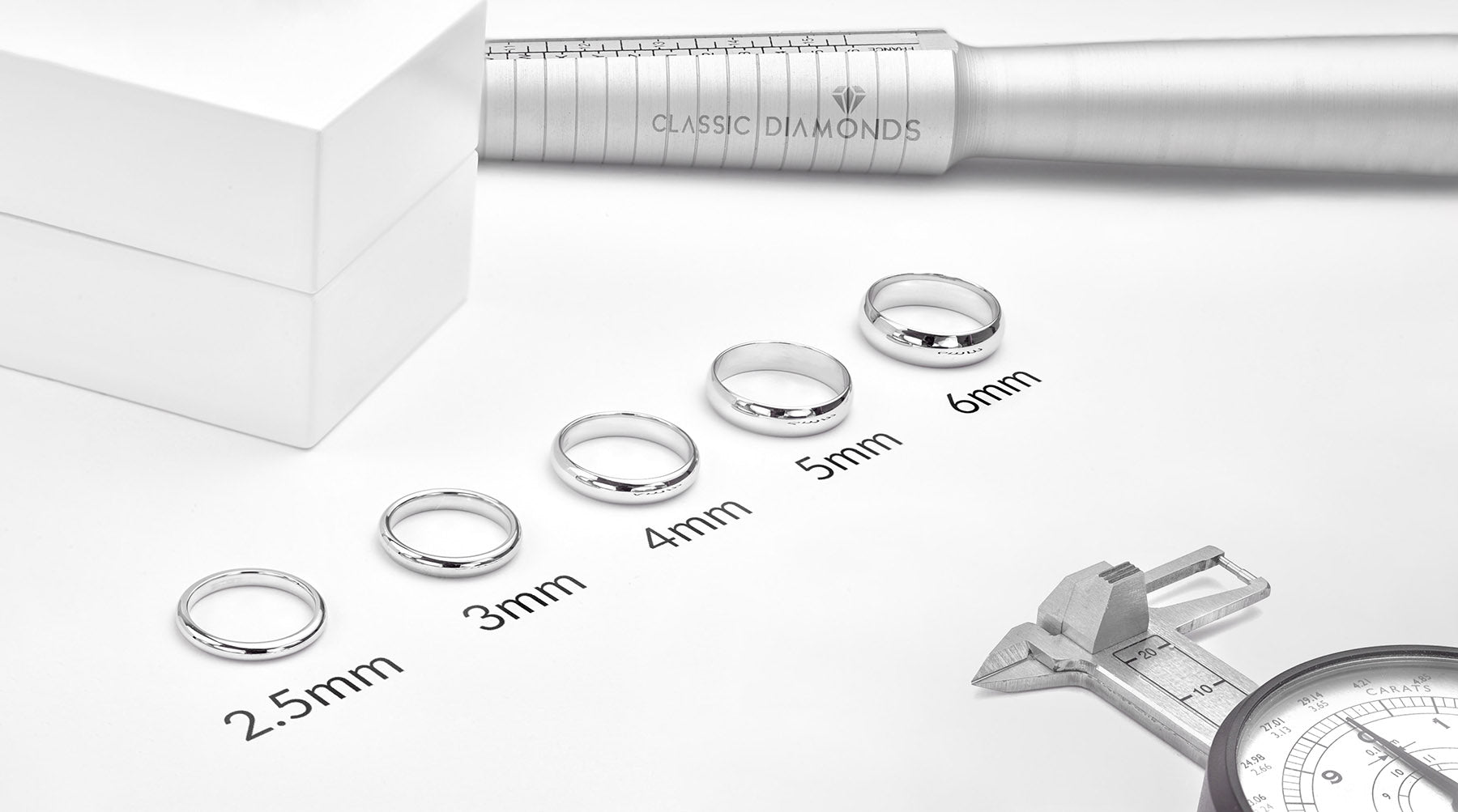 wedding ring widths