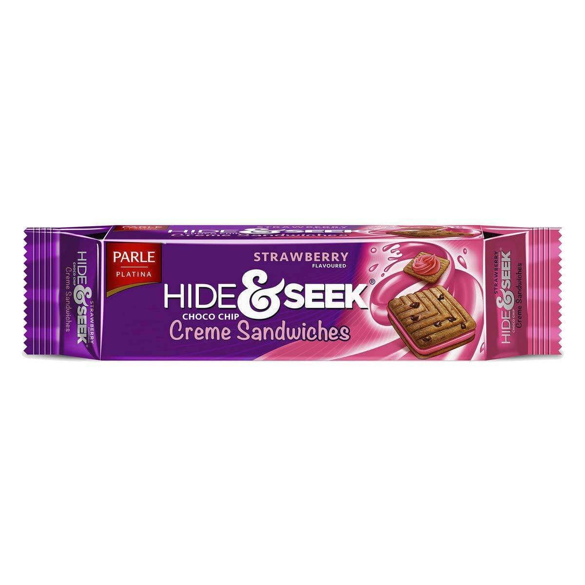 Parle Hide And Seek Creme Sandwiches Strawberry 1g