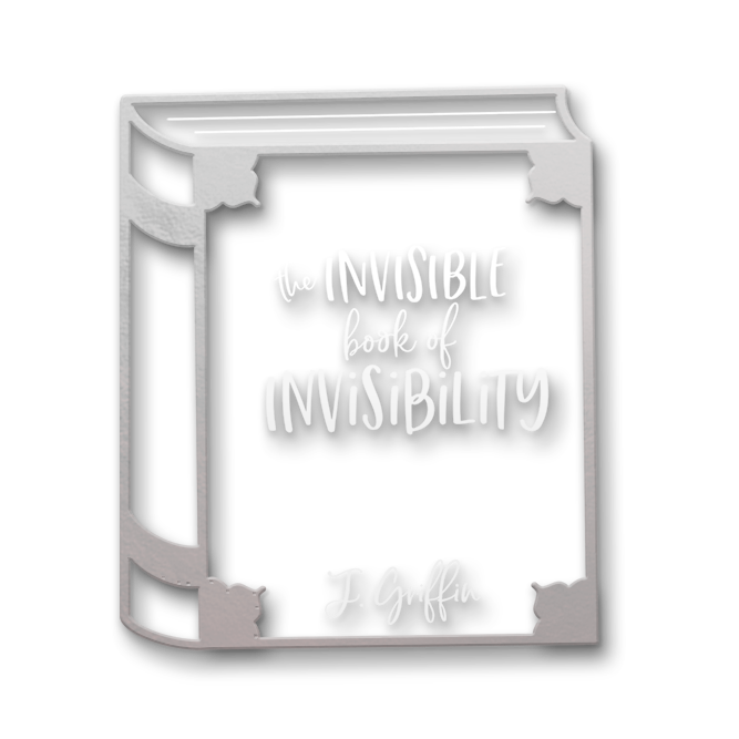 Image of Invisible Book Of Invisibility Pin