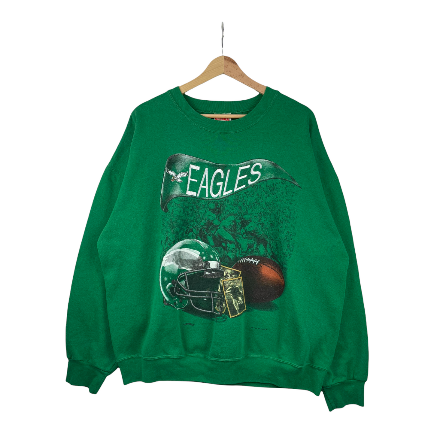 Vintage Philadelphia Eagles 1994 Long Sleeve T Shirt Made in USA