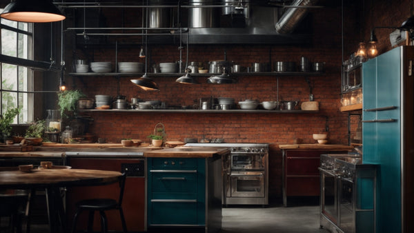 Industrial Revolution: Innovative Ideas for Industrial Kitchen Decor