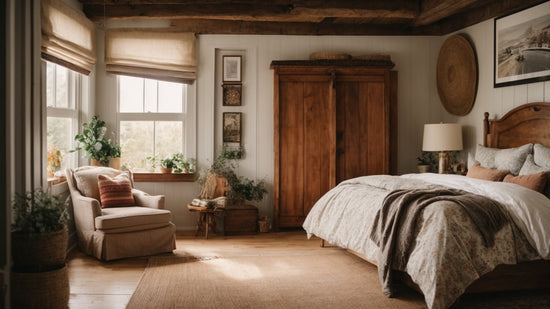 Farmhouse-Inspired Bedroom Decor Ideas