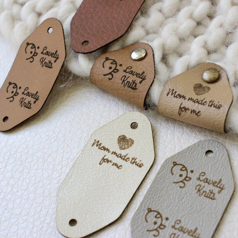 Personalised / Custom Clothing Label Tags, Knitting Crochet