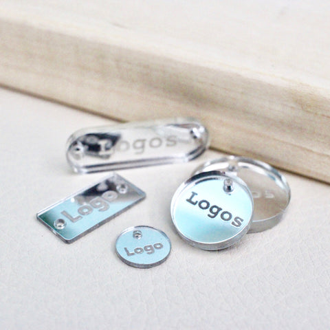 Iridescent Acrylic tags for Handmade Items – Cutpie Studio