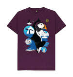 Load image into Gallery viewer, Purple McInce Artic Wildlife T-Shirt
