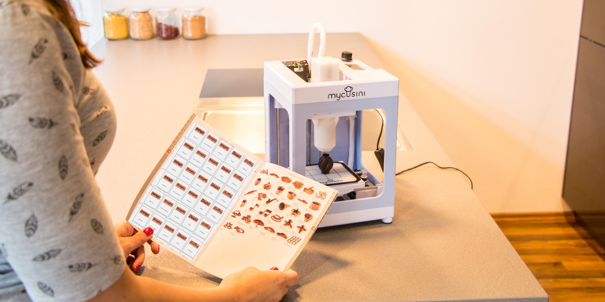 3D Vorlagen Schokoladentafeln von unsern Profis mycusini 3D Drucker