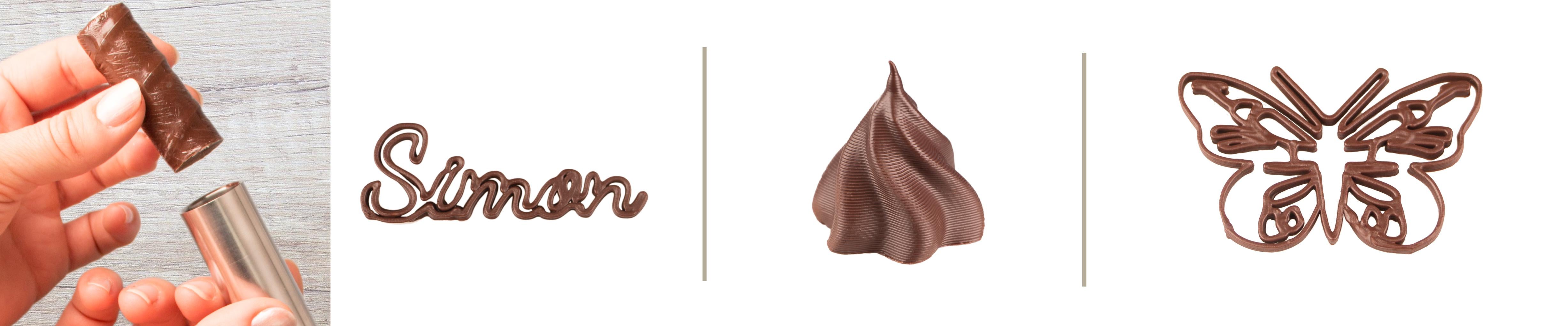 Ergiebigkeit 3D Schokoladendrucker mycusini Wie viel geht raus