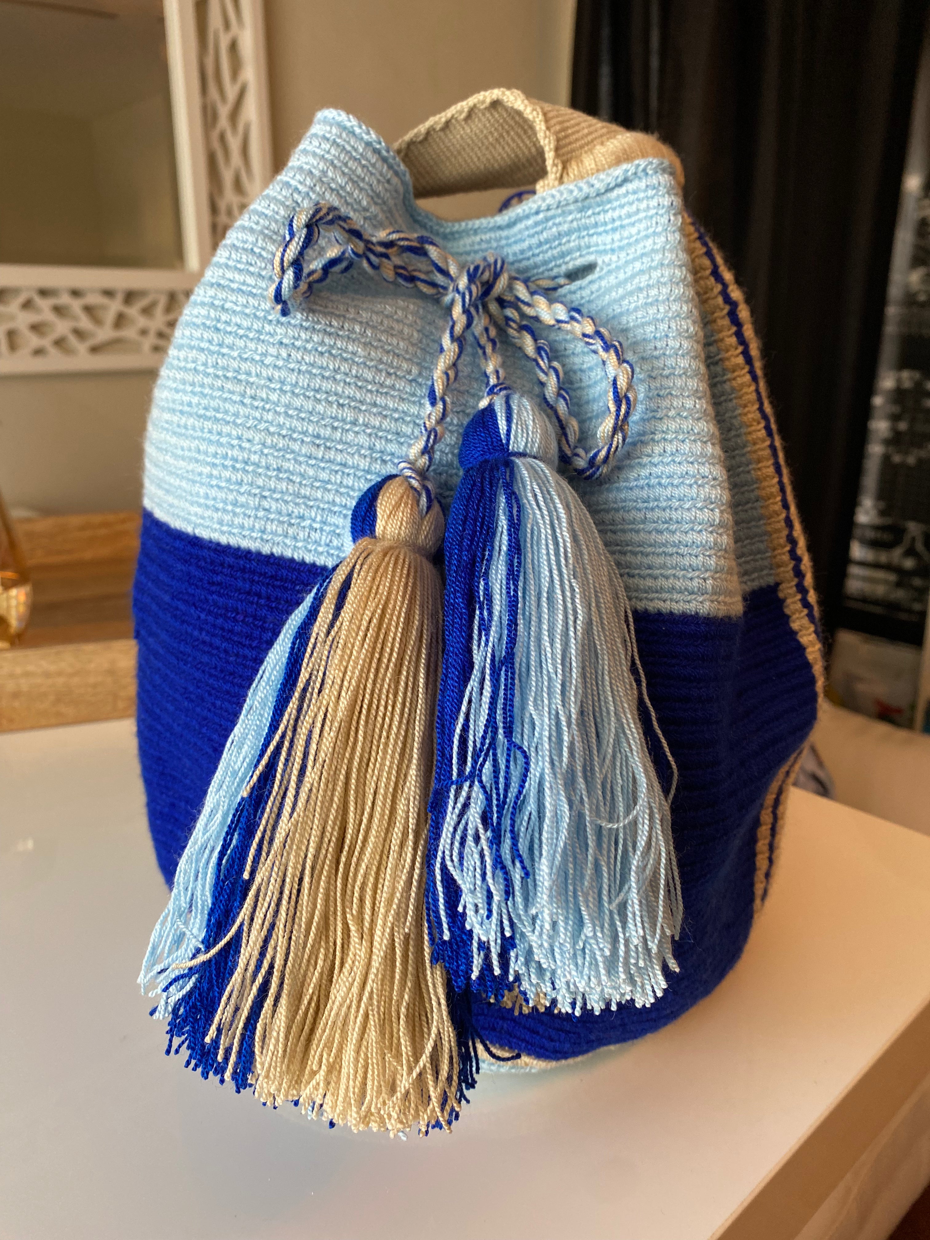 Wayuu Mochila Bag | Azúl Clarita