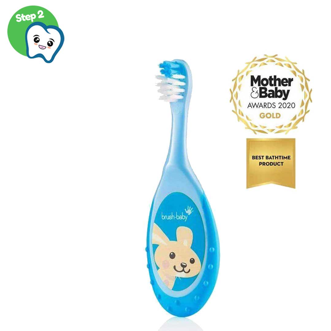 Periuță de dinți Flossbrush (0-3 ani) - BrushBabyRO product image