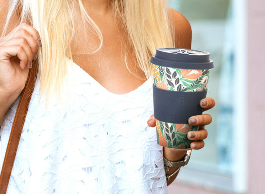 Maud's Crashing Beans Bamboo Travel Mug