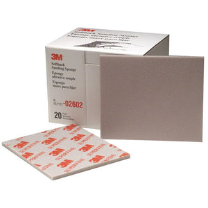 3M 02601 - FLEXIBLE SANDING SPONGE 4-1/2 X 5-1/2 IN - ULTRA FINE 600/1000 GRIT - 20PK - Perpetual Paint Supplies