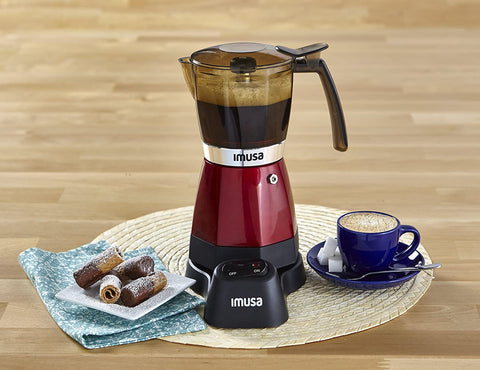 IMUSA electric moka pot coffee maker