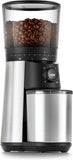 image of a burr coffee grinder