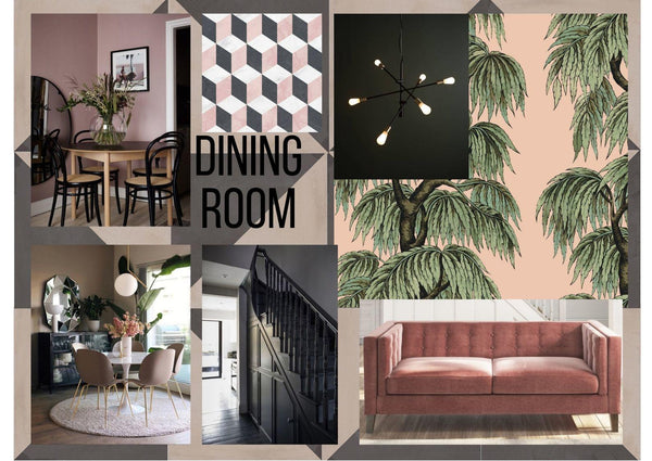 Dining Room Interior Design Moodboard