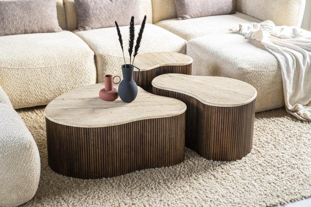 schouder tekort Oneindigheid Organische houten salontafel | De Houten Kruik, meubelwinkel