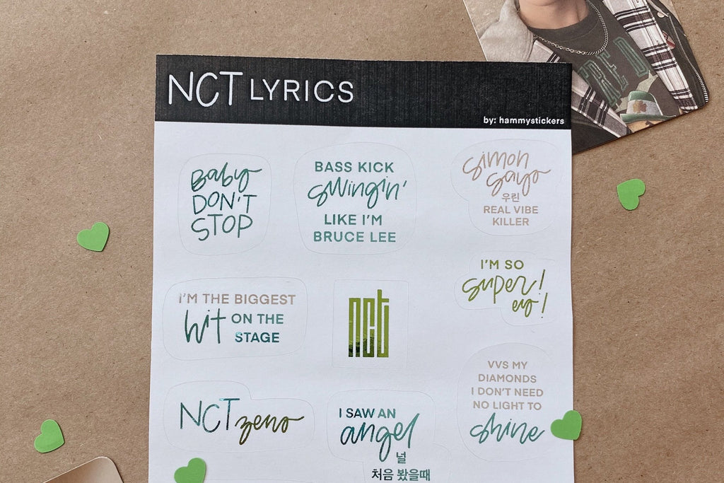 Sticker lyrics