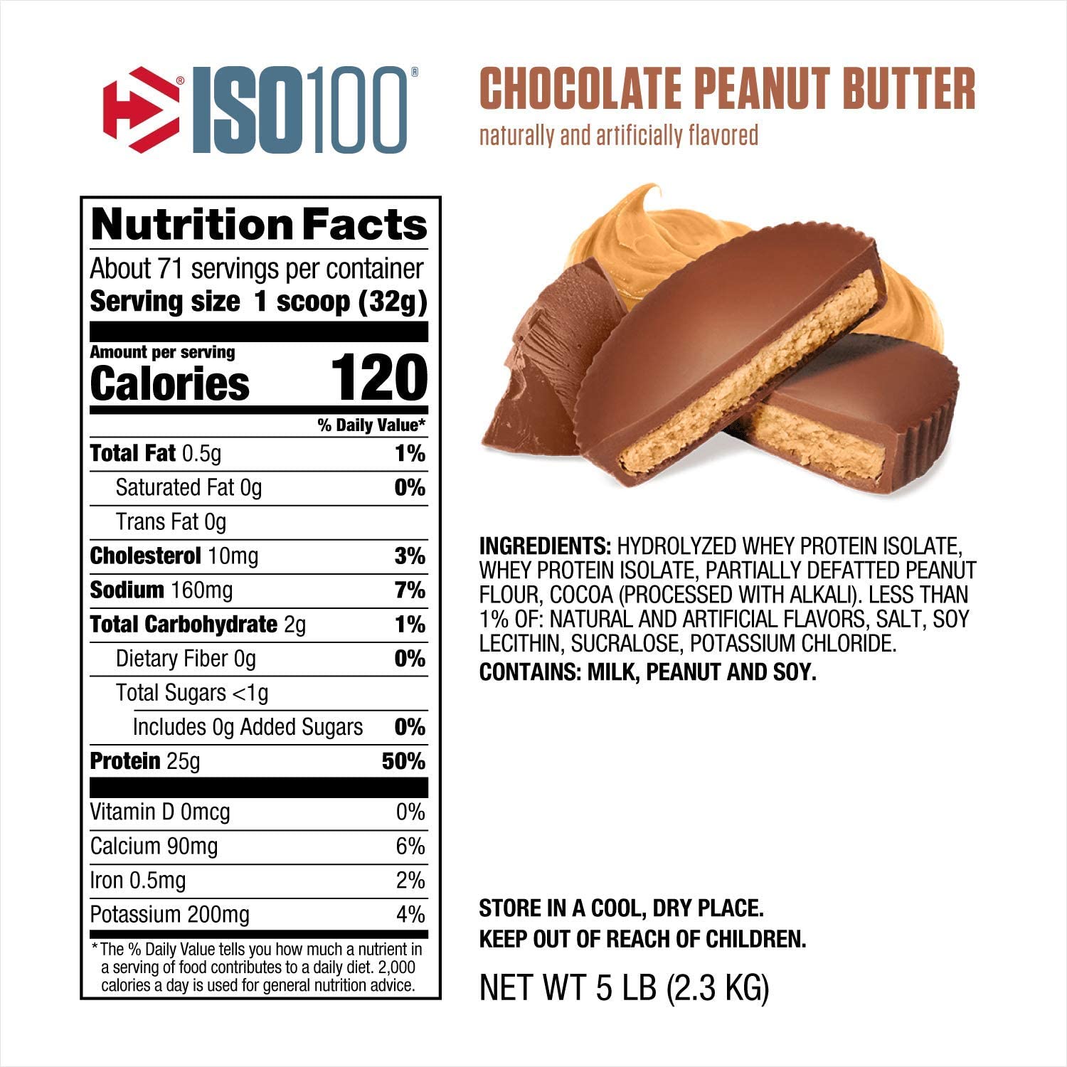 ISO-100 Supplement Facts