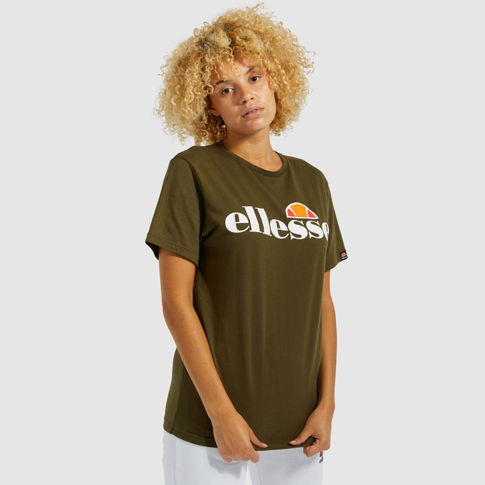 Ellesse Albany Khaki T-Shirt | Validate Fashion Women's T-shirts and Vests | Hertfordshire