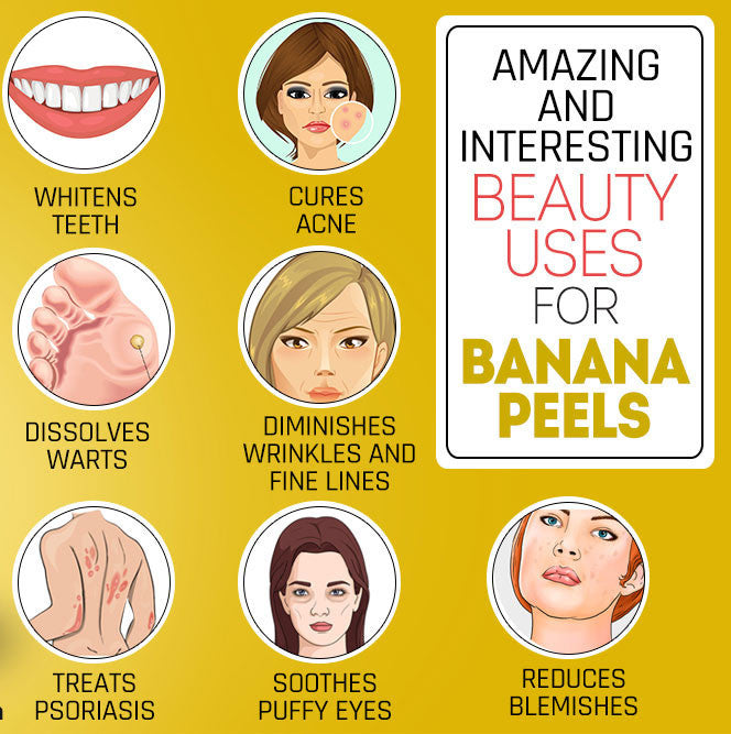 Buff Her Amazing Beauty Tips With Banana Peels