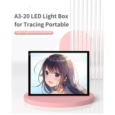 A1 Plug In LED Light Pad - Adjustable Brightness - 85cm x 55cm