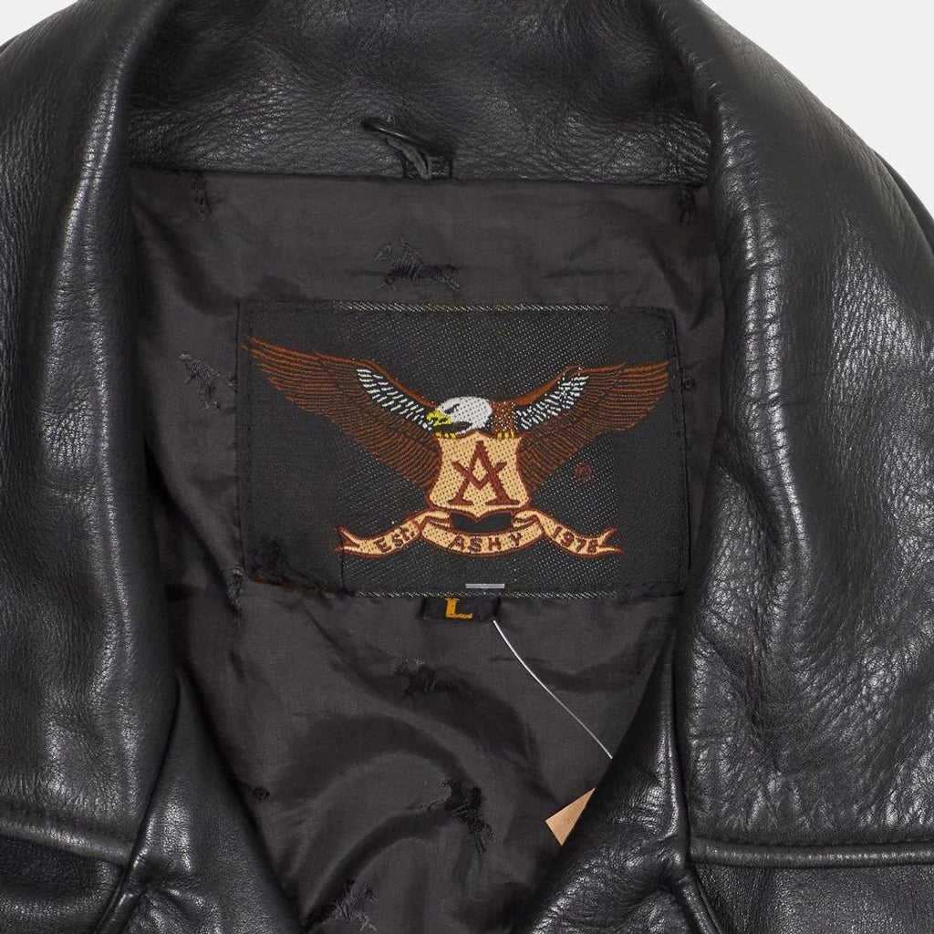 Ashy Vintage Leather Jacket – Haru