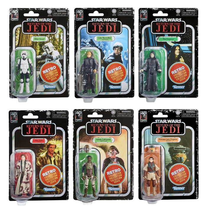 Kenmerkend Trend Gluren Star Wars Retro Collection Return of the Jedi 40th Anniversary SET OF —  Nerdzoic Toy Store