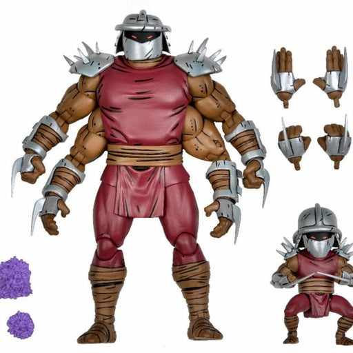 Teenage Mutant Ninja Turtles BST AXN XL Super Shredder 8-Inch Action Figure  and Comic Set