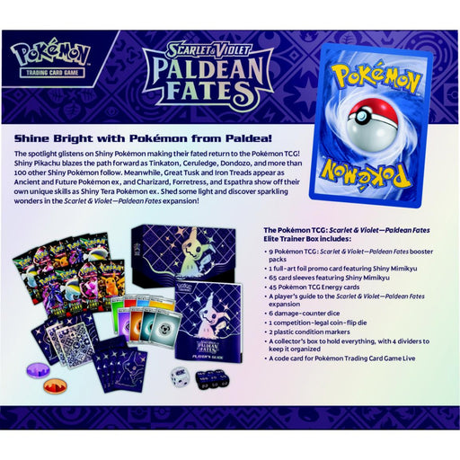 Pokémon TCG: Scarlet & Violet 4.5: Paldean Fates Booster Bundle (6 Pac —  Nerdzoic Toy Store