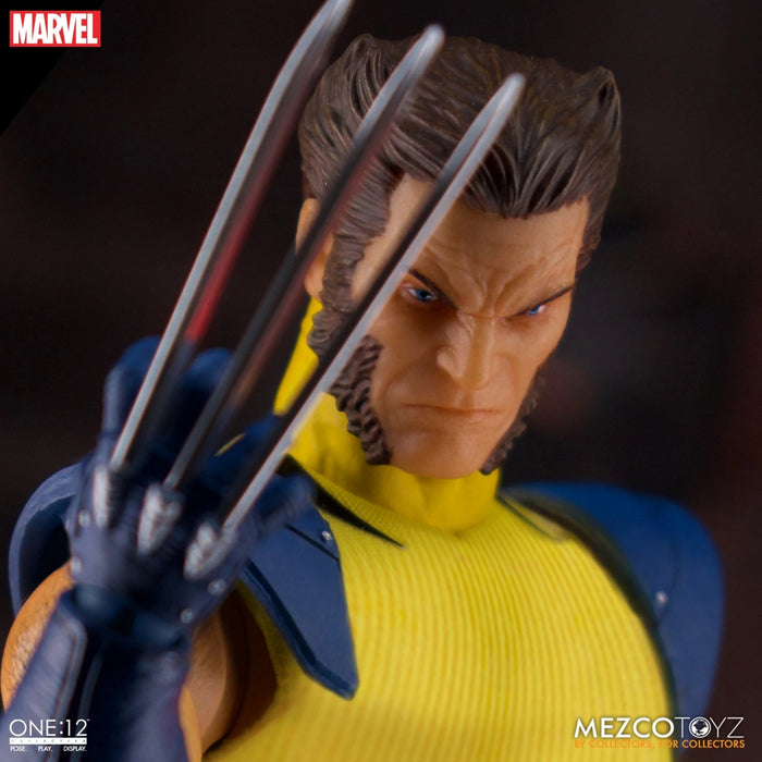 Mezco One:12 Collective Classic Tiger Stripe Wolverine NYCC Exclusive