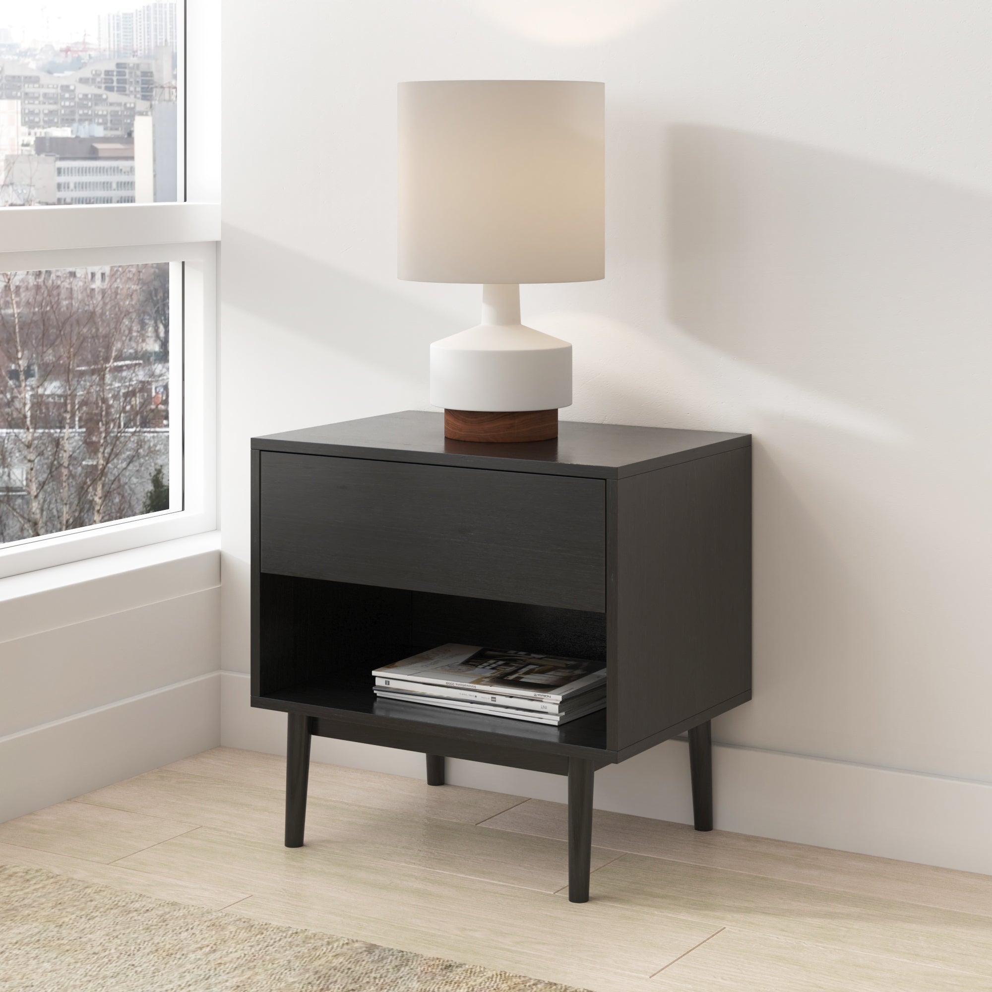 Caffrey Nightstand With 1 Drawer