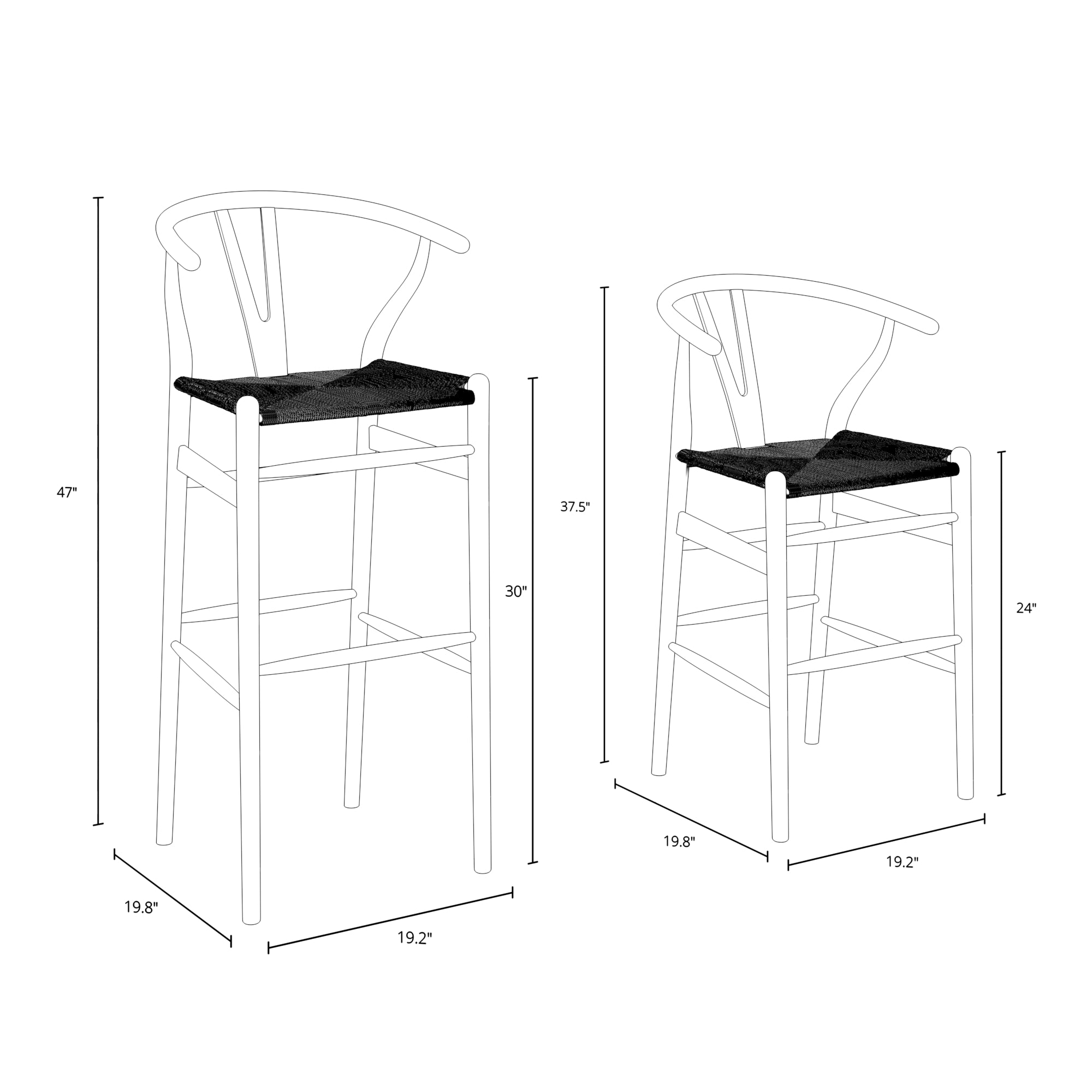 Latham Counter Stool - Set of 2