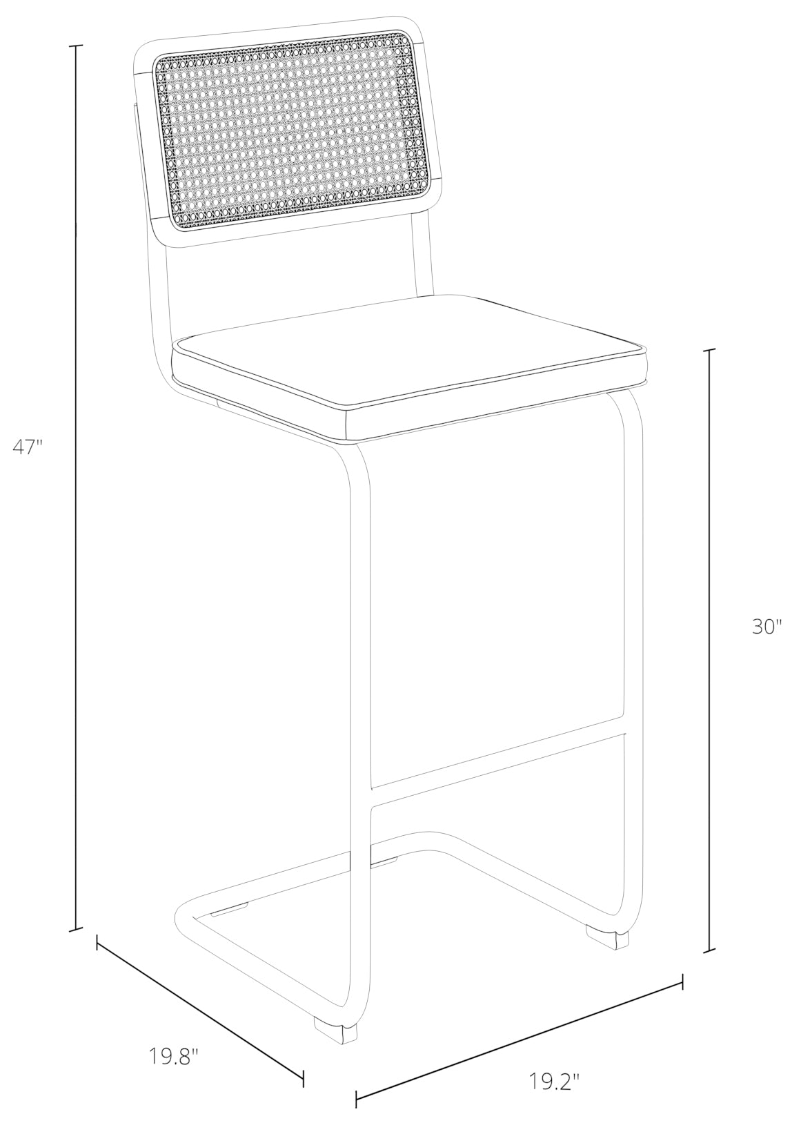 Latham Barstool - Set of 2