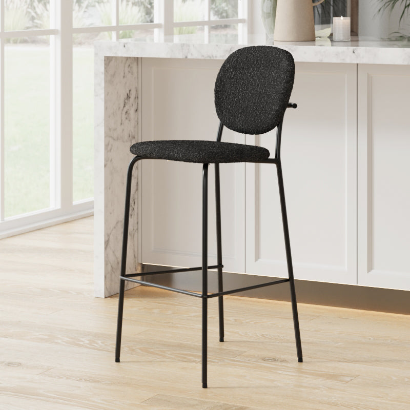 Carley Boucle Bar Stool - Set of 2