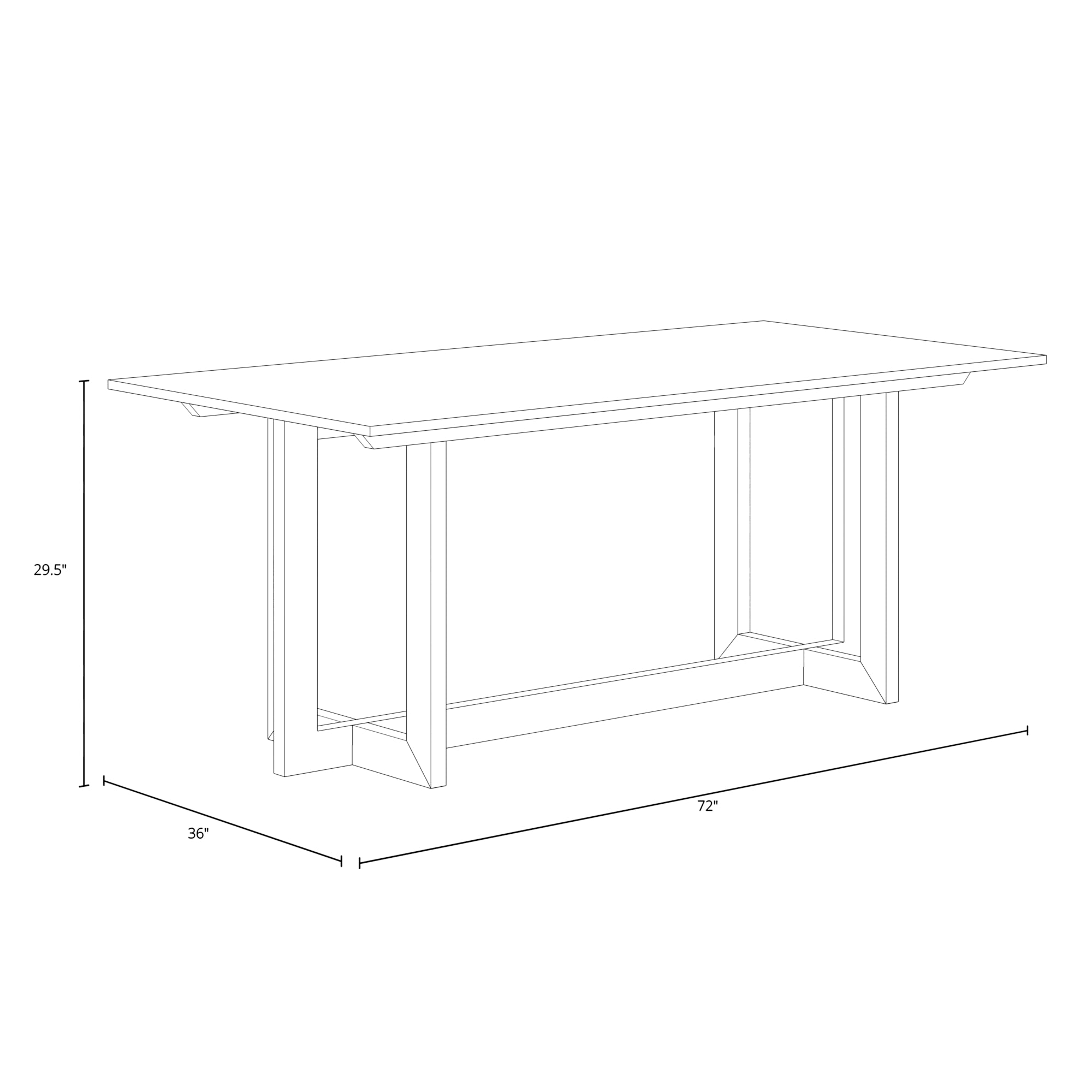 Arden Rectanglular Dining Table