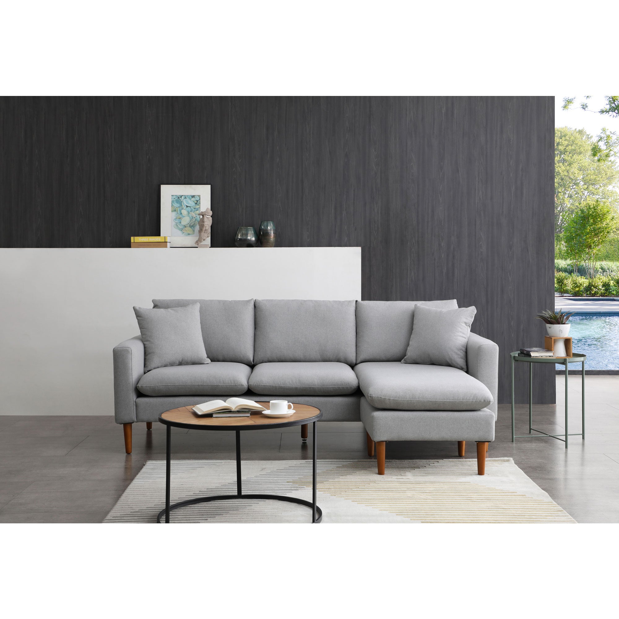 Cora Reversible Fabric Sectional