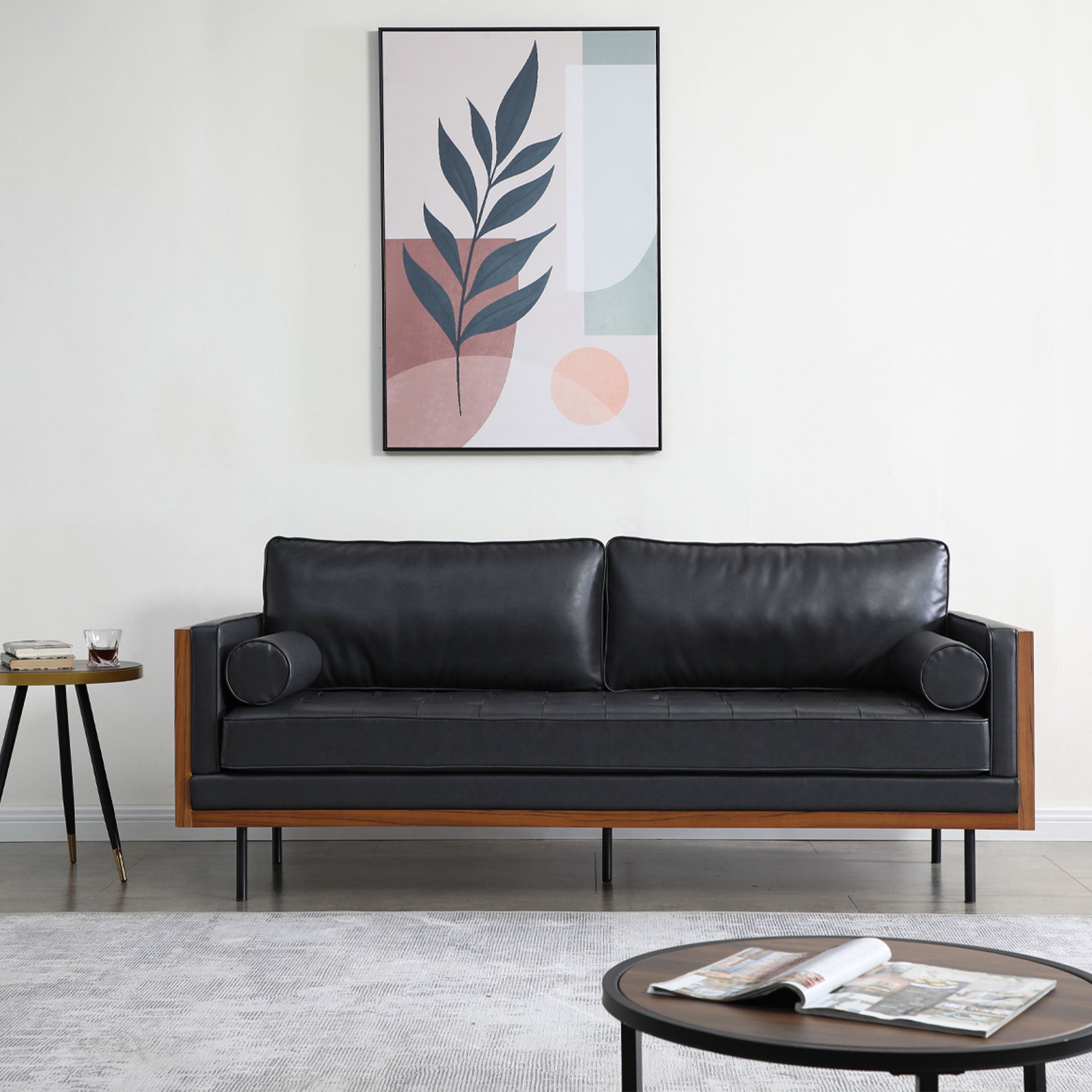 Amberson Leatherette Sofa