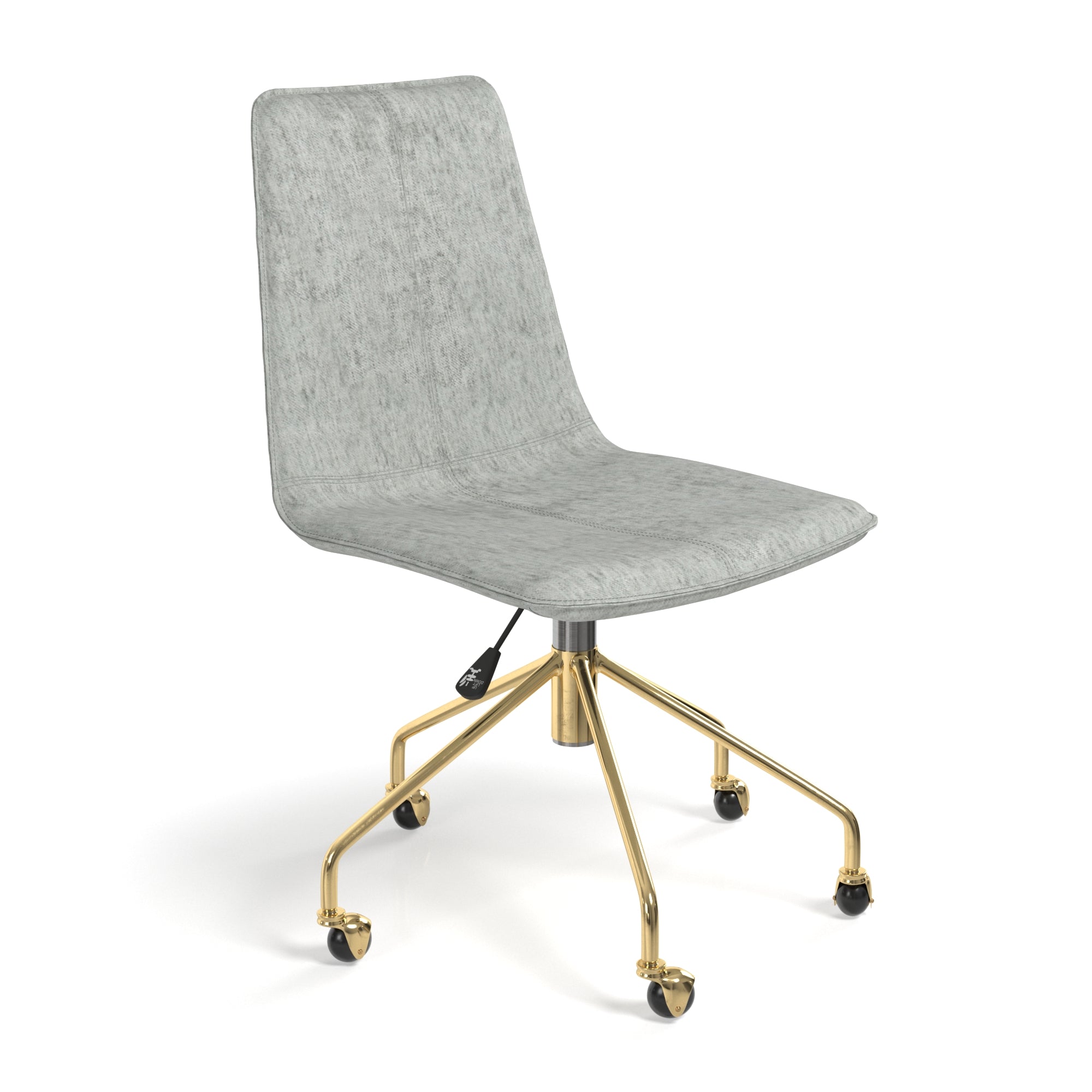 Arista Snow Boucle Desk Chair, Office Furniture
