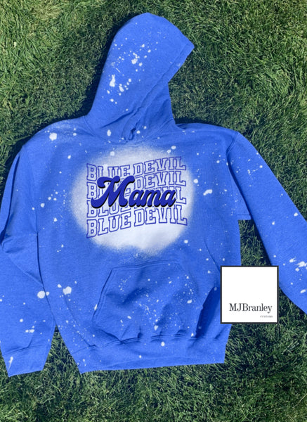 Lake Fenton bleached hoodie MJ Branley Customs