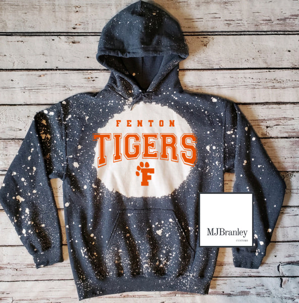 Fenton Bleached Hoodie – MJ Branley Customs