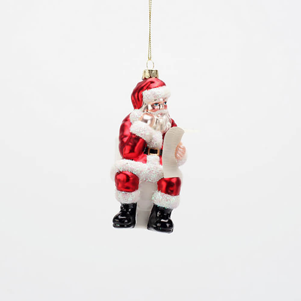 North Poo Santa Ornament 4.75