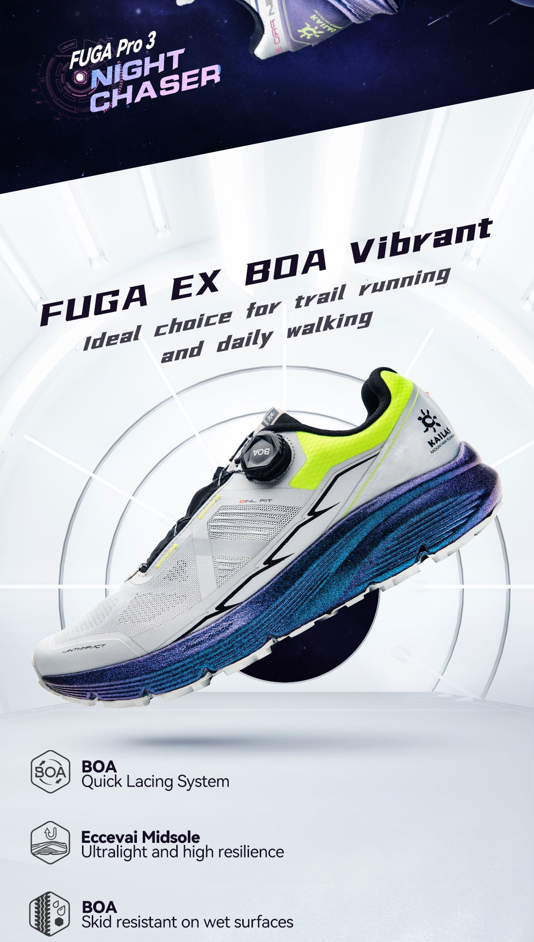 2. New color on FUGA EX BOA and FUGA Pro 3